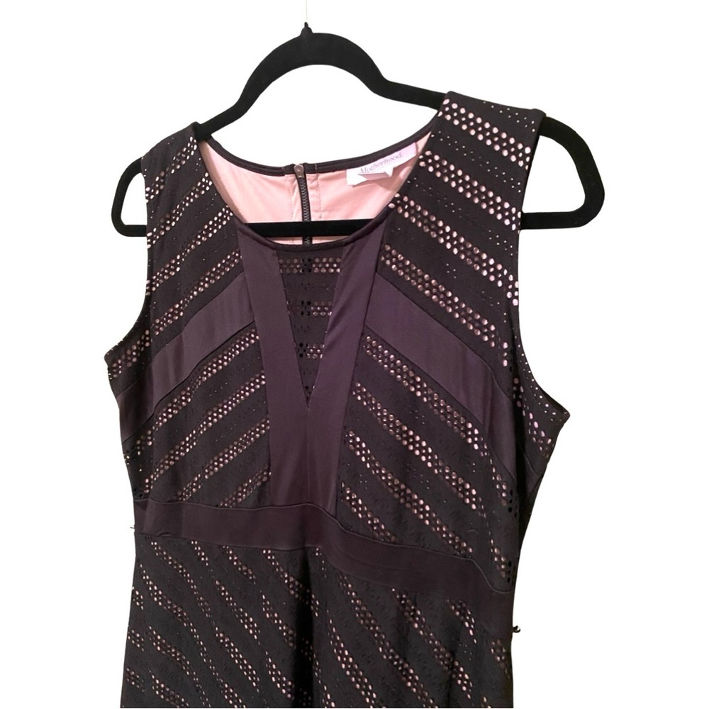 Motherhood Maternity Dress Small Black Lined Sleeveless - Picture 2 of 10